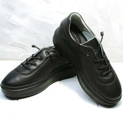 Женские кроссовки кеды черные Rozen M-520 All Black.