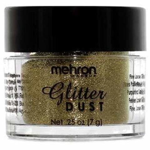 MEHRON Розсипчасті блискітки Glitter Dust, 18 Karat Gold (Золото), 7 г