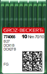 Фото: Голка швейна промислова для оверлока Groz Beckert B27/DC*27 №70 FG/SUK