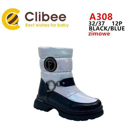 Clibee (зима) A308 Black/Blue 32-37