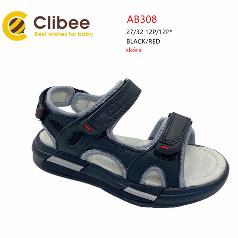 Clibee AB308 Black/Red 27-32