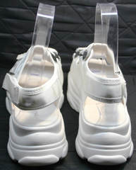 Модные сандали на платформе Small Swan PM23-3 White.