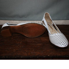 Белые туфли босоножки Evromoda 101-6 White.
