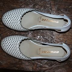 Летние туфли босоножки Evromoda 101-6 White.