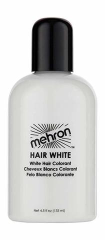 MEHRON Краска для волос Makeup Hair White, Белая, 133 мл