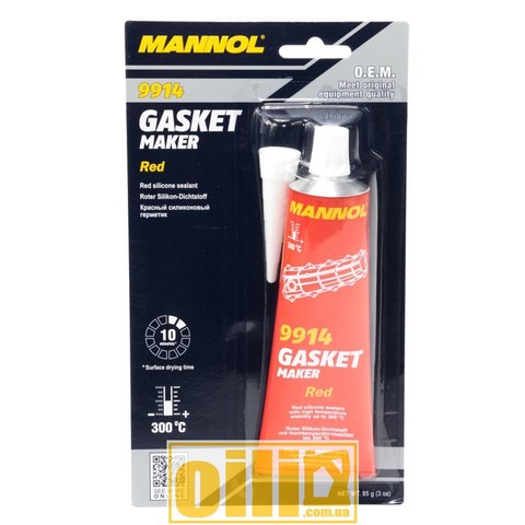Mannol 9914 GASKET MAKER RED 85г