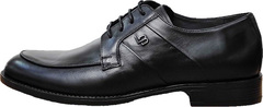 Черные классические туфли мужские Luciano Bellini F823 Black Leather.