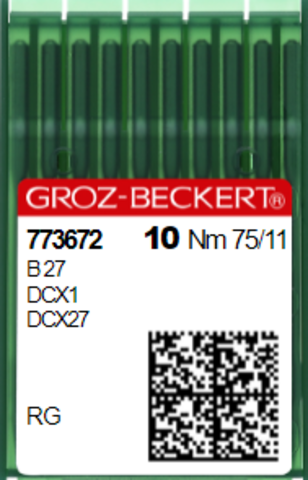 Игла швейная промышленная  для оверлока Groz Beckert B27/DC*27 №75 | Soliy.com.ua