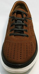 Мужские летние кроссовки для повседневной носки Vitto Men Shoes 1830 Brown White