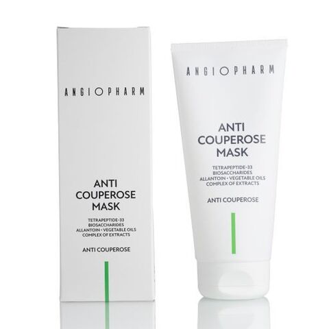 ANGIOPHARM УСПОКАИВАЮЩАЯ АНТИКУПЕРОЗНАЯ МАСКА, 200 мл. | ANTI–COUPEROSE MASK