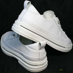 Удобные женские туфли кроссовки для повседневной жизни El Passo sy9002-2 Sport White.