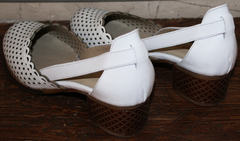 Летние женские туфли Evromoda 101-6 White.