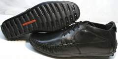 Мужская обувь мокасины Ikoc 112-1Black