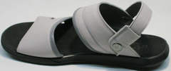 Современные сандали босоножки мужские кожаные Ikoc 3294-3 Gray.