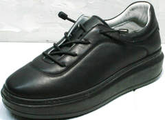 Черные женские кроссовки для повседневной жизни Rozen M-520 All Black.