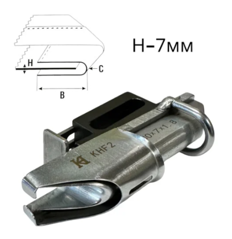 Окантователь для машин рукавного типа KHF 2 28 для тяжелых тканей с толщиной обработки 7 мм | Soliy.com.ua