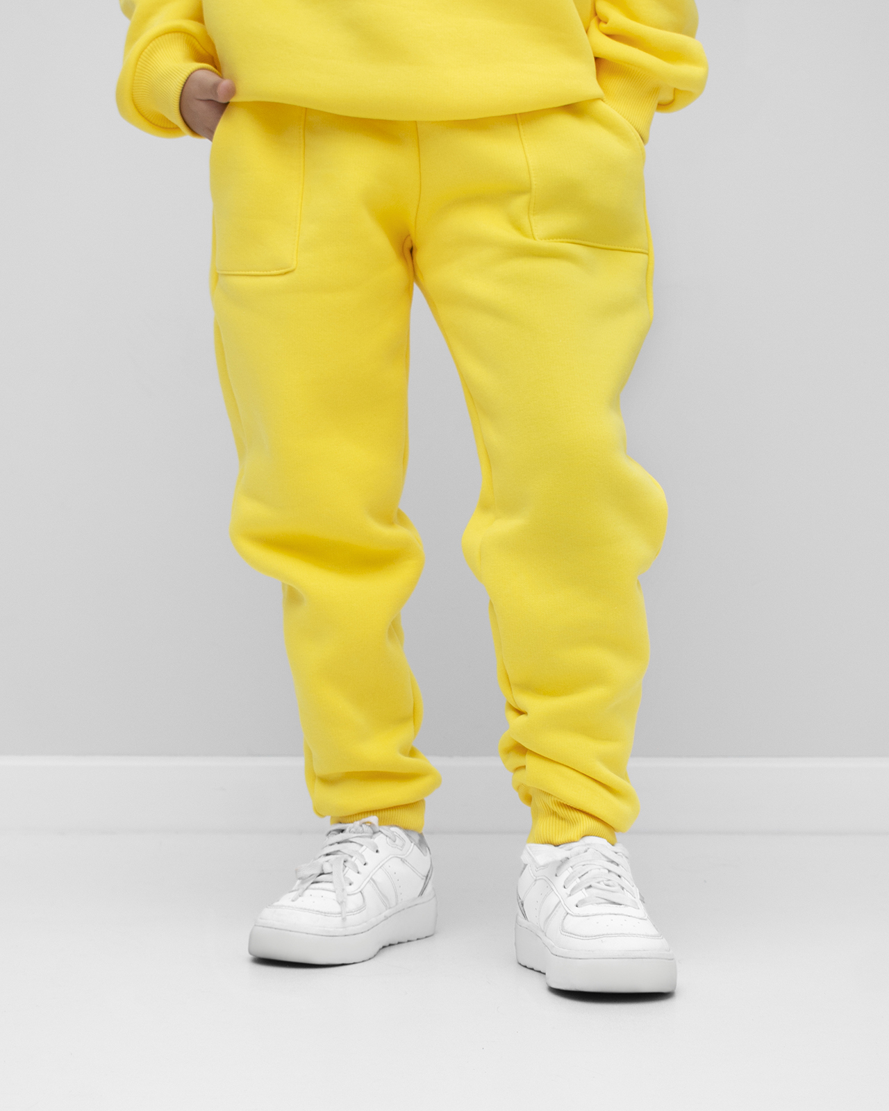 Дитячий утеплений костюм Жовтий