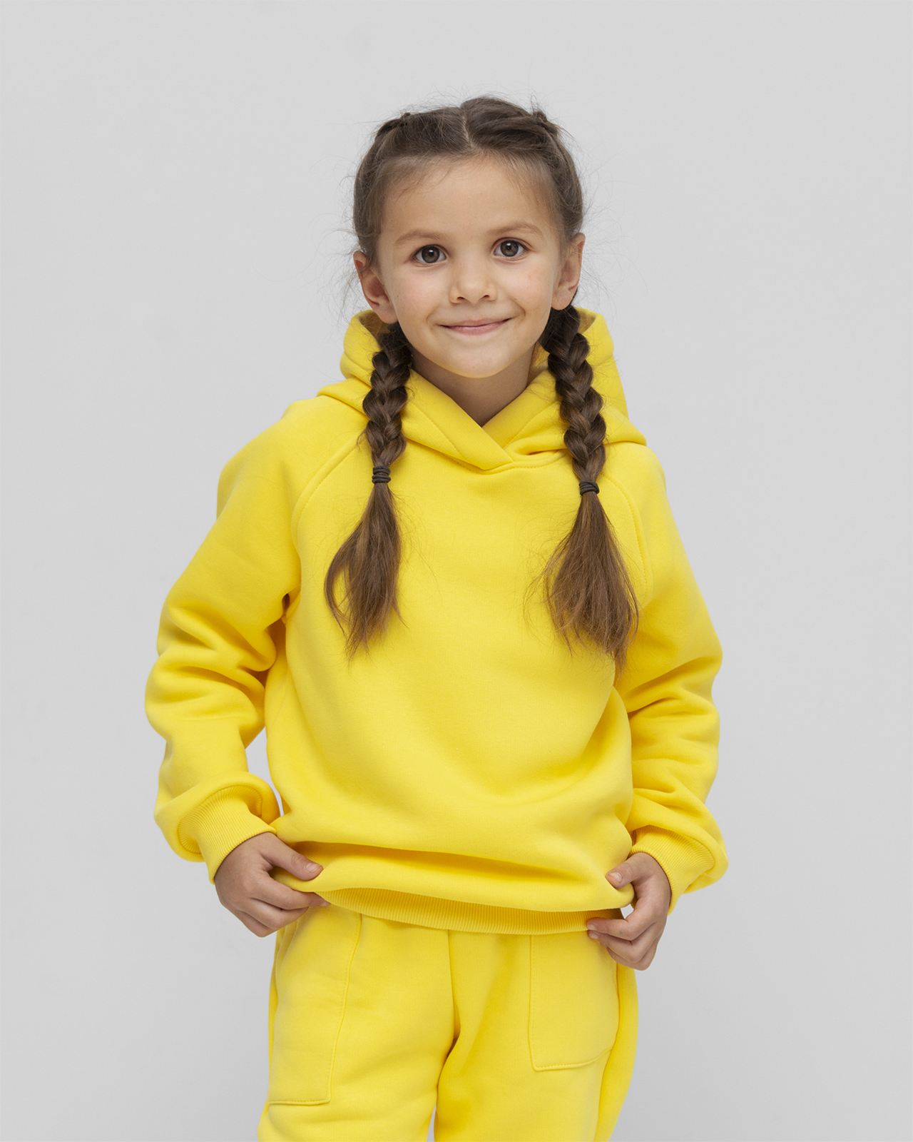 Дитячий утеплений костюм Жовтий