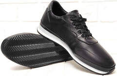 Черные кроссовки мужские весна осень TKN Shoes 155 sl Black.