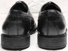 Весенние мужские туфли кожаные Luciano Bellini C3801 Black.