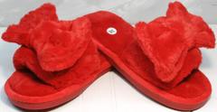 Красивые домашние женские тапочки красные Yes Mile A-08 Red Bow.