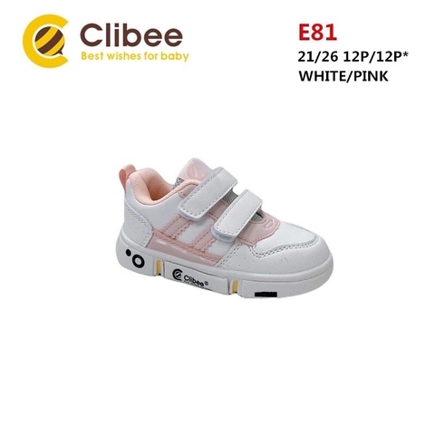 Clibee E81 White/Pink 21-26