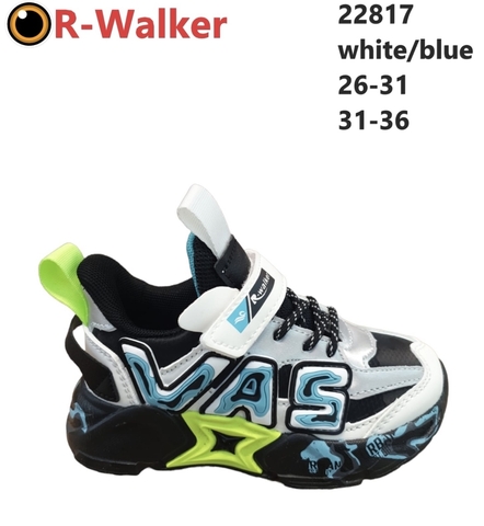 R-Walker 22817 White/Blue 31-36