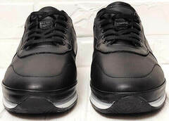 Красивые кроссовки мужские черные TKN Shoes 155 sl Black.
