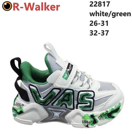 R-Walker 22817 White/Green 31-36