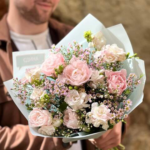 Photo of Soft pink spring bouquet «Dreamy Fairy»