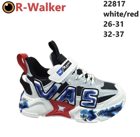 R-Walker 22817 White/Red 31-36