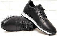 Классические кроссовки осень мужские TKN Shoes 155 sl Black.