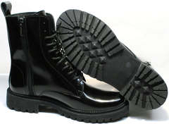 Теплые ботинки на зиму женские Ari Andano 740 All Black.