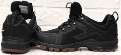 Мужские демисезонные кроссовки черные Pegada 150353-04 Snow Nero.