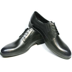 Классические туфли мужские Ikos 3416-4 Dark Blue.
