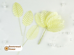 Листья декоративные светло-лимонные