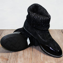Осенние ботинки женские Kluchini 5161 k255 Black
