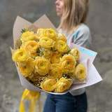 Photo of Yellow ranunculus and mimosa