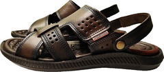 Кожаные босоножки сандалии мужские спортивные Pegada 133156-02 Dark Brown.