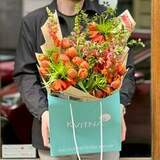 Photo of Bright orange bouquet «Passionate Iryna»
