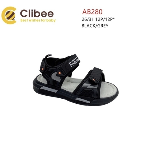Clibee AB280 Black/Grey 26-31