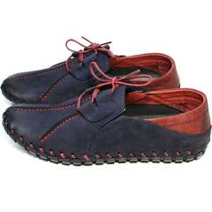 Модные мужские туфли стиль смарт кэжуал Luciano Bellini 23406-00 LNBN.