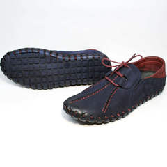Синие мужские туфли спортивного стиля Luciano Bellini 23406-00 LNBN.