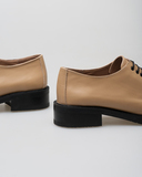 Туфлі шкіряні коричневого кольору на шнурках Katarina Ivanenko фото 3
