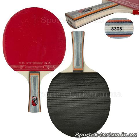 Набір для настільного тенісу Boli Star (8308) 2 ракетки і 3 кульки