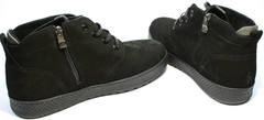 Черные ботинки с мехом мужские Ikoc 1617-1 WBN.