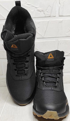 Теплые зимние кроссовки мужские модные Reebok Airstacle Terrain H2o Drain Black.