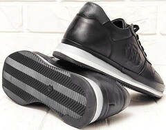 Стильные кроссовки осенние мужские TKN Shoes 155 sl Black.