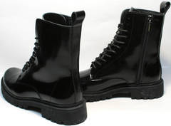 Зимние теплые ботинки на молнии женские Ari Andano 740 All Black.