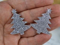 Вирубка Ялиночка срібна без основи (десяток)